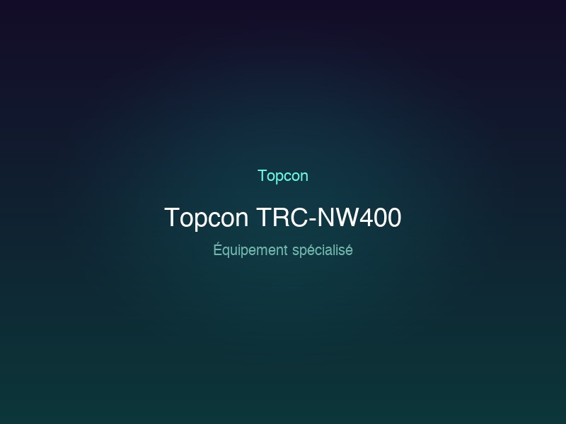 Topcon TRC-NW400