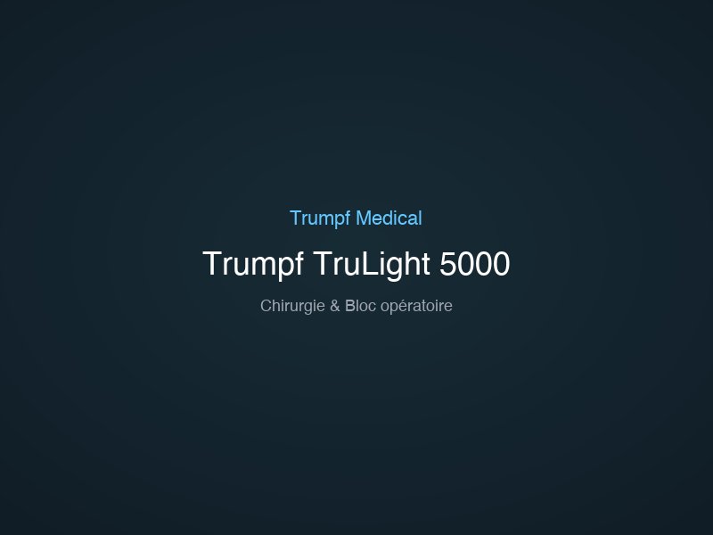Trumpf TruLight 5000