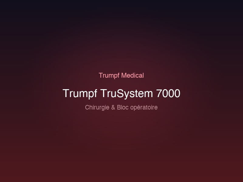 Trumpf TruSystem 7000