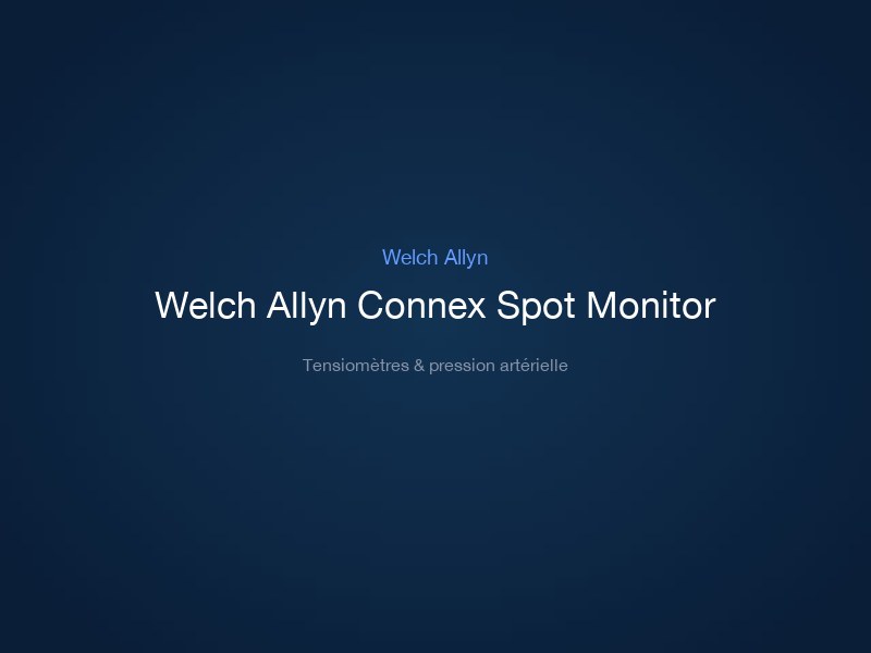 Welch Allyn Connex Spot Monitor
