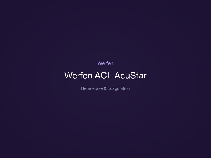 Werfen ACL AcuStar
