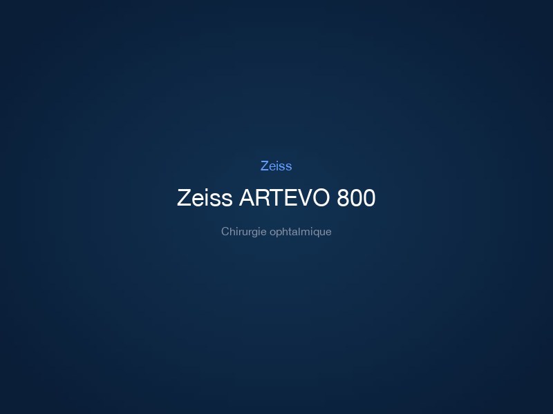 Zeiss ARTEVO 800
