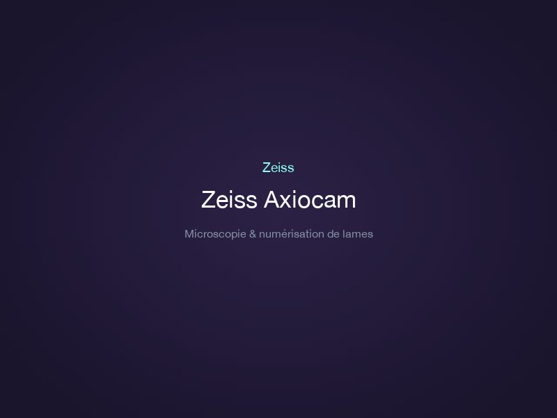 Zeiss Axiocam