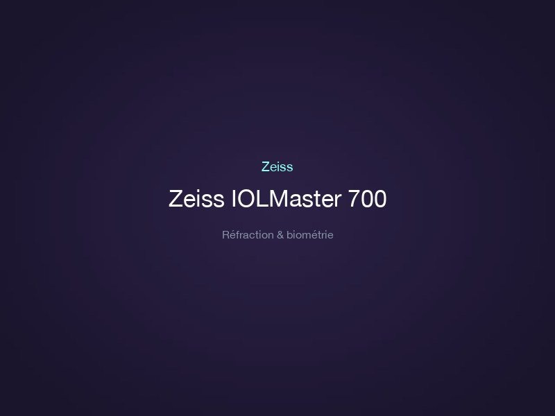 Zeiss IOLMaster 700