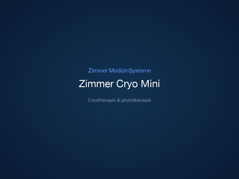 Zimmer Cryo Mini