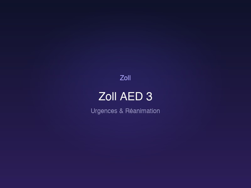 Zoll AED 3