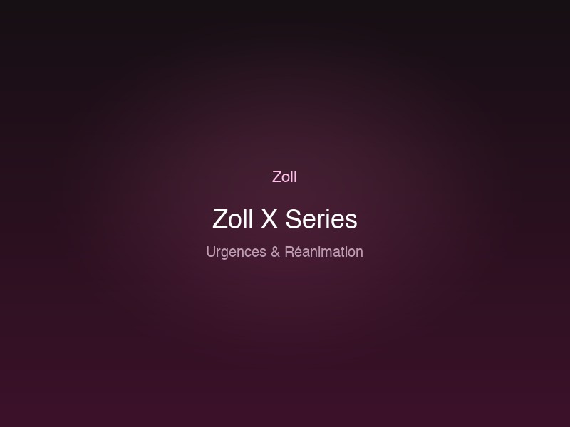Zoll X Series